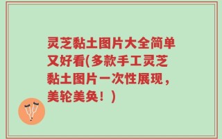 灵芝黏土图片大全简单又好看(多款手工灵芝黏土图片一次性展现，美轮美奂！)