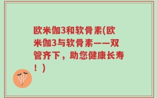 欧米伽3和软骨素(欧米伽3与软骨素——双管齐下，助您健康长寿！)