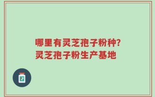 哪里有灵芝孢子粉种？灵芝孢子粉生产基地