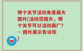 哪个关节活动角度最大图片(活动范围大，哪个关节可以活动最广？-- 图片展示告诉你)