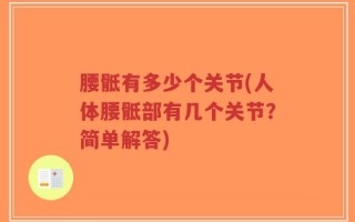 腰骶有多少个关节(人体腰骶部有几个关节？简单解答)
