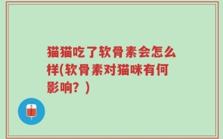 猫猫吃了软骨素会怎么样(软骨素对猫咪有何影响？)