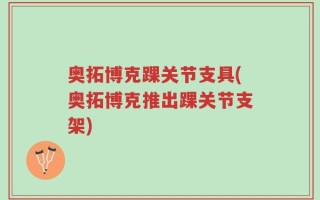 奥拓博克踝关节支具(奥拓博克推出踝关节支架)