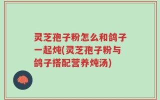 灵芝孢子粉怎么和鸽子一起炖(灵芝孢子粉与鸽子搭配营养炖汤)