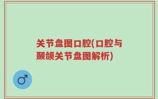 关节盘图口腔(口腔与颞颌关节盘图解析)