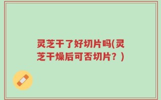 灵芝干了好切片吗(灵芝干燥后可否切片？)