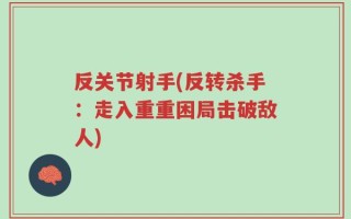 反关节射手(反转杀手：走入重重困局击破敌人)