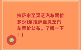 拉萨市至灵芝汽车票价多少钱(拉萨至灵芝汽车票价公布，了解一下！)