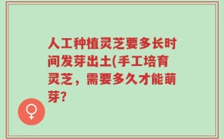 人工种植灵芝要多长时间发芽出土(手工培育灵芝，需要多久才能萌芽？