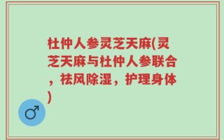 杜仲人参灵芝天麻(灵芝天麻与杜仲人参联合，祛风除湿，护理身体)