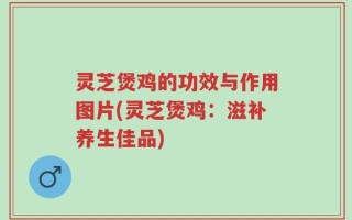 灵芝煲鸡的功效与作用图片(灵芝煲鸡：滋补养生佳品)