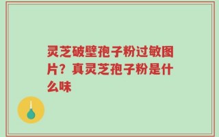 灵芝破壁孢子粉过敏图片？真灵芝孢子粉是什么味