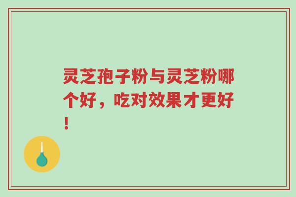 灵芝孢子粉与灵芝粉哪个好,吃对效果才更好!-第1张图片-超越 灵芝孢子粉与灵芝粉哪个好,吃对效果才更好!-第1张图片-超越