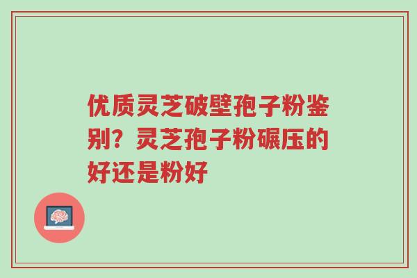 优质灵芝破壁孢子粉鉴别?灵芝孢子粉碾压的好还是粉好-第1张图片-超越 优质灵芝破壁孢子粉鉴别?灵芝孢子粉碾压的好还是粉好-第1张图片-超越