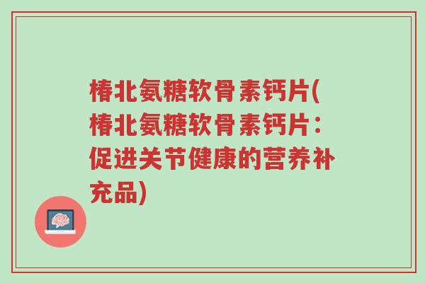 椿北氨糖软骨素钙片(椿北氨糖软骨素钙片:促进关节健康的营养补充品)-第1张图片-超越 椿北氨糖软骨素钙片(椿北氨糖软骨素钙片:促进关节健康的营养补充品)-第1张图片-超越
