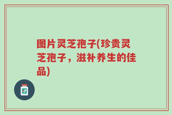 图片灵芝孢子(珍贵灵芝孢子,滋补养生的佳品)-第1张图片-超越 图片灵芝孢子(珍贵灵芝孢子,滋补养生的佳品)-第1张图片-超越