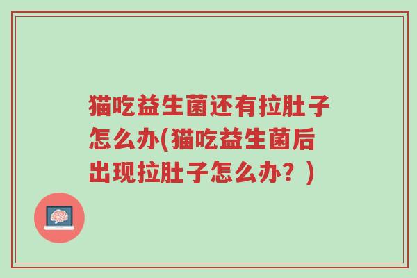 猫吃益生菌还有拉肚子怎么办(猫吃益生菌后出现拉肚子怎么办?)-第1张图片-超越 猫吃益生菌还有拉肚子怎么办(猫吃益生菌后出现拉肚子怎么办?)-第1张图片-超越