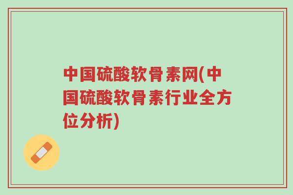 中国硫酸软骨素网(中国硫酸软骨素行业全方位分析)-第1张图片-超越 中国硫酸软骨素网(中国硫酸软骨素行业全方位分析)-第1张图片-超越