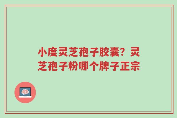 小度灵芝孢子胶囊?灵芝孢子粉哪个牌子正宗-第1张图片-超越 小度灵芝孢子胶囊?灵芝孢子粉哪个牌子正宗-第1张图片-超越