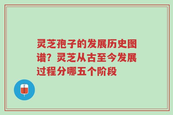灵芝孢子的发展历史图谱?灵芝从古至今发展过程分哪五个阶段-第1张图片-超越 灵芝孢子的发展历史图谱?灵芝从古至今发展过程分哪五个阶段-第1张图片-超越