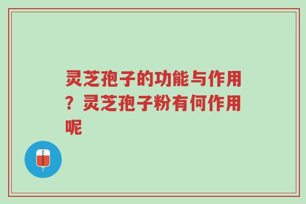 灵芝孢子的功能与作用?灵芝孢子粉有何作用呢-第1张图片-超越 灵芝孢子的功能与作用?灵芝孢子粉有何作用呢-第1张图片-超越
