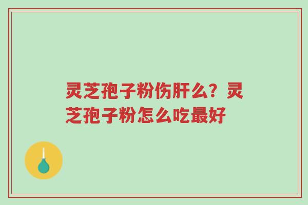灵芝孢子粉伤肝么?灵芝孢子粉怎么吃最好-第1张图片-超越 灵芝孢子粉伤肝么?灵芝孢子粉怎么吃最好-第1张图片-超越