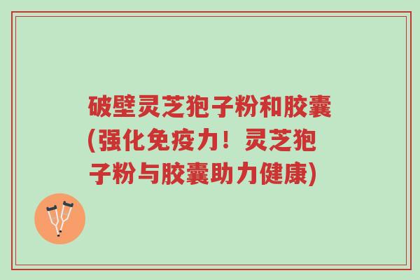 破壁灵芝狍子粉和胶囊(强化免疫力!灵芝狍子粉与胶囊助力健康)-第1张图片-超越 破壁灵芝狍子粉和胶囊(强化免疫力!灵芝狍子粉与胶囊助力健康)-第1张图片-超越