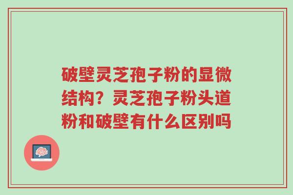 破壁灵芝孢子粉的显微结构?灵芝孢子粉头道粉和破壁有什么区别吗-第1张图片-超越 破壁灵芝孢子粉的显微结构?灵芝孢子粉头道粉和破壁有什么区别吗-第1张图片-超越