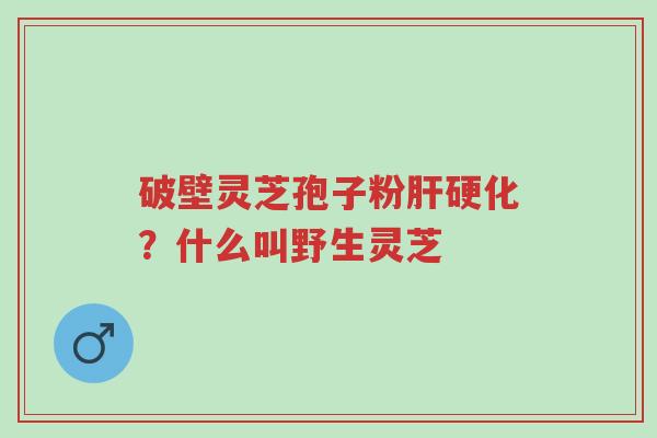 破壁灵芝孢子粉肝硬化?什么叫野生灵芝-第1张图片-超越 破壁灵芝孢子粉肝硬化?什么叫野生灵芝-第1张图片-超越