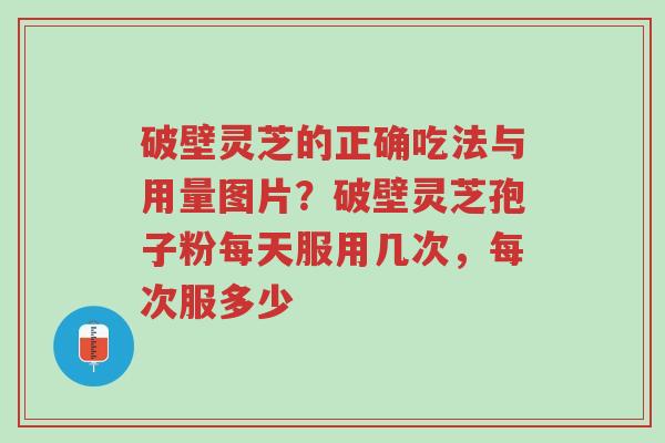 破壁灵芝的正确吃法与用量图片?破壁灵芝孢子粉每天服用几次,每次服多少-第1张图片-超越 破壁灵芝的正确吃法与用量图片?破壁灵芝孢子粉每天服用几次,每次服多少-第1张图片-超越