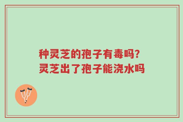 种灵芝的孢子有毒吗?灵芝出了孢子能浇水吗-第1张图片-超越 种灵芝的孢子有毒吗?灵芝出了孢子能浇水吗-第1张图片-超越