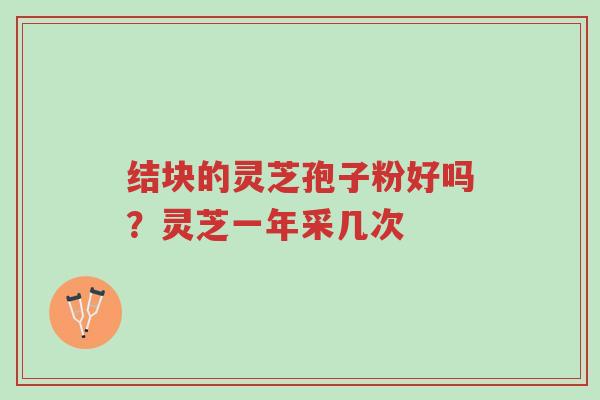 结块的灵芝孢子粉好吗?灵芝一年采几次-第1张图片-超越 结块的灵芝孢子粉好吗?灵芝一年采几次-第1张图片-超越