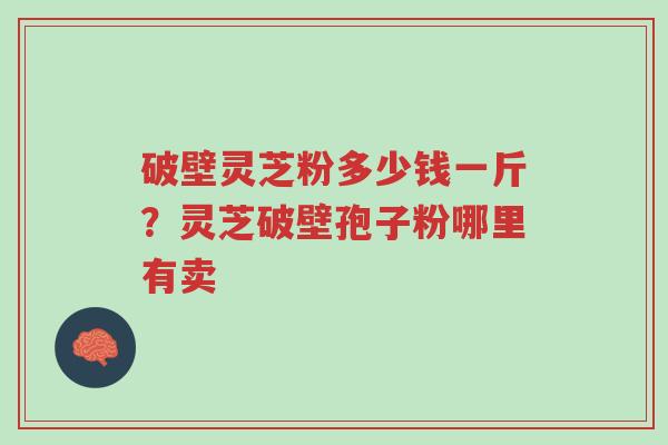 破壁灵芝粉多少钱一斤?灵芝破壁孢子粉哪里有卖-第1张图片-超越 破壁灵芝粉多少钱一斤?灵芝破壁孢子粉哪里有卖-第1张图片-超越