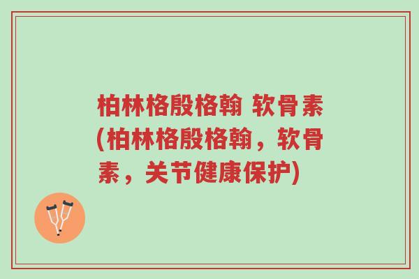柏林格殷格翰 软骨素(柏林格殷格翰,软骨素,关节健康保护)-第1张图片-超越 柏林格殷格翰 软骨素(柏林格殷格翰,软骨素,关节健康保护)-第1张图片-超越