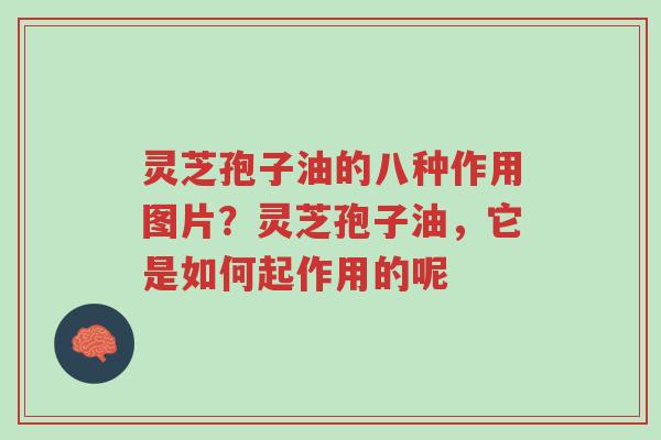 灵芝孢子油的八种作用图片?灵芝孢子油,它是如何起作用的呢-第1张图片-超越 灵芝孢子油的八种作用图片?灵芝孢子油,它是如何起作用的呢-第1张图片-超越