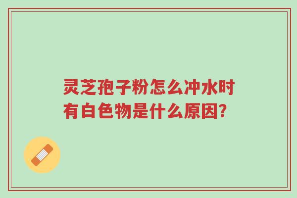灵芝孢子粉怎么冲水时有白色物是什么原因？-第1张图片-超越