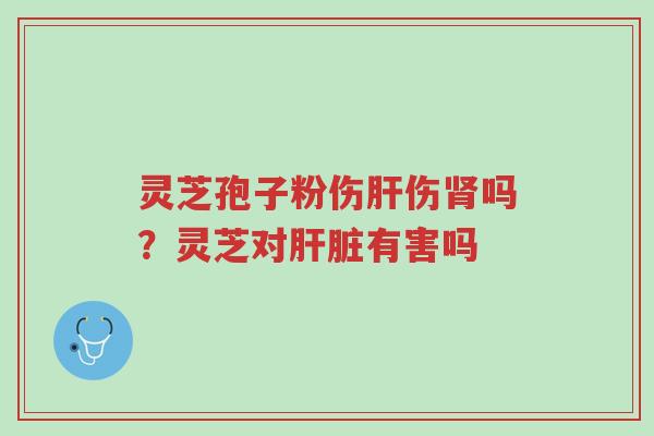 灵芝孢子粉伤肝伤肾吗?灵芝对肝脏有害吗-第1张图片-超越 灵芝孢子粉伤肝伤肾吗?灵芝对肝脏有害吗-第1张图片-超越