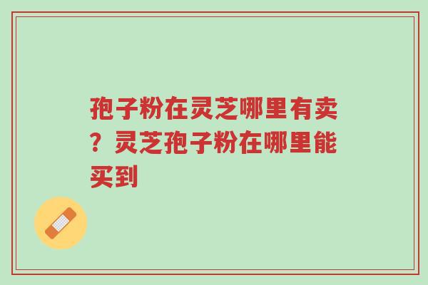 孢子粉在灵芝哪里有卖？灵芝孢子粉在哪里能买到-第1张图片-超越