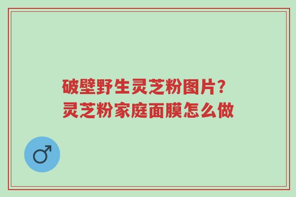 破壁野生灵芝粉图片?灵芝粉家庭面膜怎么做-第1张图片-超越 破壁野生灵芝粉图片?灵芝粉家庭面膜怎么做-第1张图片-超越
