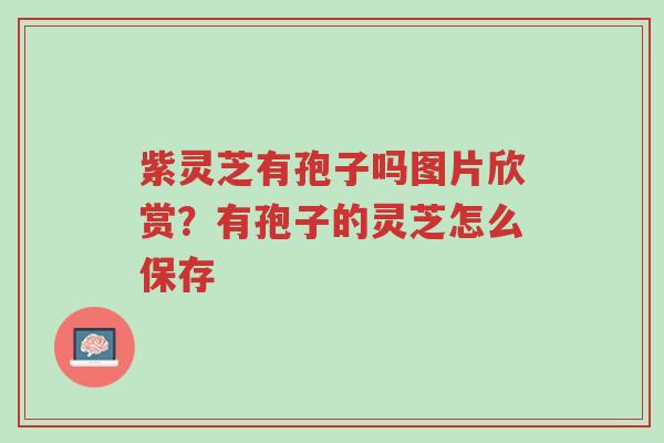 紫灵芝有孢子吗图片欣赏?有孢子的灵芝怎么保存-第1张图片-超越 紫灵芝有孢子吗图片欣赏?有孢子的灵芝怎么保存-第1张图片-超越