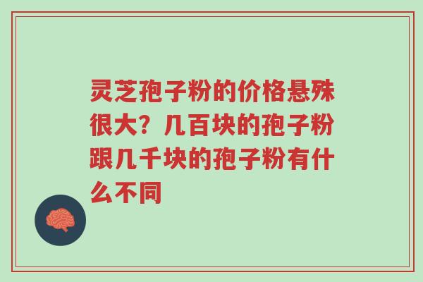 灵芝孢子粉的价格悬殊很大?几百块的孢子粉跟几千块的孢子粉有什么不同-第1张图片-超越 灵芝孢子粉的价格悬殊很大?几百块的孢子粉跟几千块的孢子粉有什么不同-第1张图片-超越