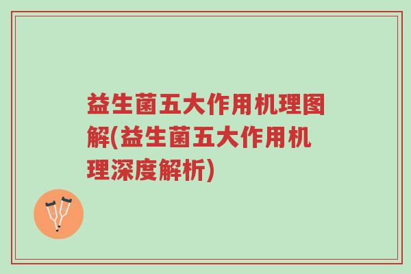 益生菌五大作用机理图解(益生菌五大作用机理深度解析)-第1张图片-超越 益生菌五大作用机理图解(益生菌五大作用机理深度解析)-第1张图片-超越