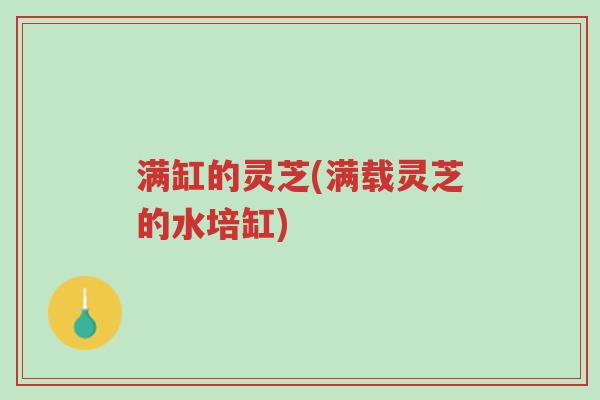 满缸的灵芝(满载灵芝的水培缸)-第1张图片-超越 满缸的灵芝(满载灵芝的水培缸)-第1张图片-超越