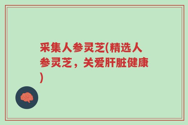 采集人参灵芝(精选人参灵芝,关爱肝脏健康)-第1张图片-超越 采集人参灵芝(精选人参灵芝,关爱肝脏健康)-第1张图片-超越