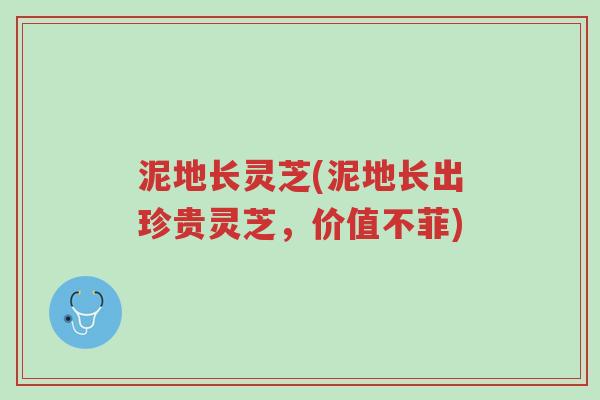 泥地长灵芝(泥地长出珍贵灵芝,价值不菲)-第1张图片-超越 泥地长灵芝(泥地长出珍贵灵芝,价值不菲)-第1张图片-超越