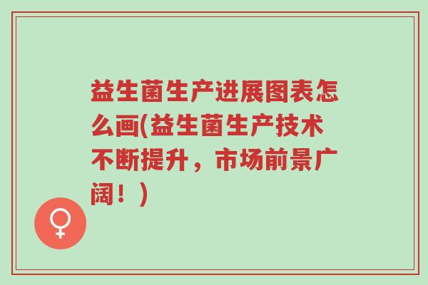 益生菌生产进展图表怎么画(益生菌生产技术不断提升,市场前景广阔!)-第1张图片-超越 益生菌生产进展图表怎么画(益生菌生产技术不断提升,市场前景广阔!)-第1张图片-超越