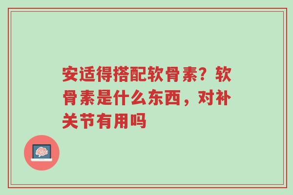 安适得搭配软骨素?软骨素是什么东西,对补关节有用吗-第1张图片-超越 安适得搭配软骨素?软骨素是什么东西,对补关节有用吗-第1张图片-超越