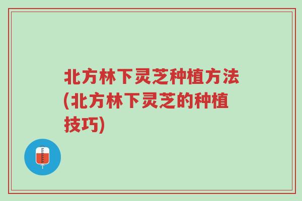 北方林下灵芝种植方法(北方林下灵芝的种植技巧)-第1张图片-超越 北方林下灵芝种植方法(北方林下灵芝的种植技巧)-第1张图片-超越