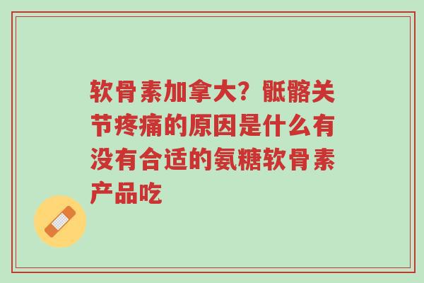 软骨素加拿大?骶髂关节疼痛的原因是什么有没有合适的氨糖软骨素产品吃-第1张图片-超越 软骨素加拿大?骶髂关节疼痛的原因是什么有没有合适的氨糖软骨素产品吃-第1张图片-超越