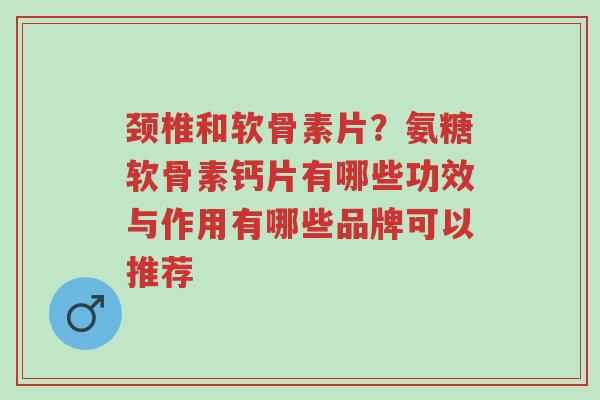 颈椎和软骨素片?氨糖软骨素钙片有哪些功效与作用有哪些品牌可以推荐-第1张图片-超越 颈椎和软骨素片?氨糖软骨素钙片有哪些功效与作用有哪些品牌可以推荐-第1张图片-超越